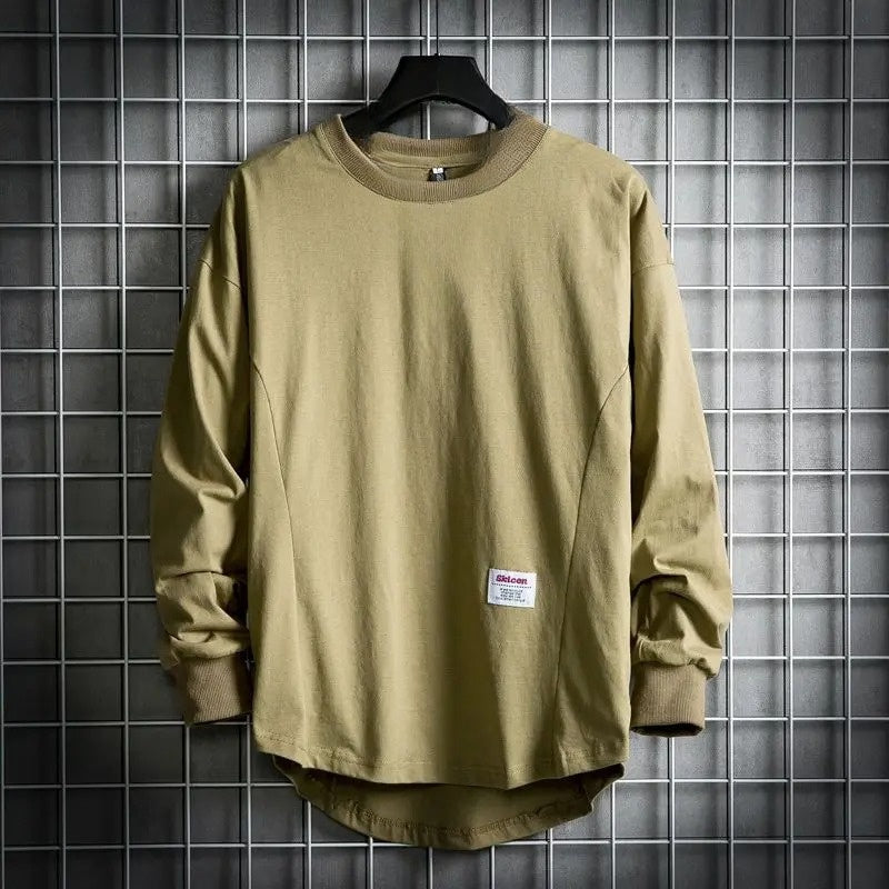 Heritage Drop-Hem Men’s Pullover Sweatshirt
