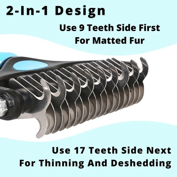 AussieMarty Professional Deshedding Tool