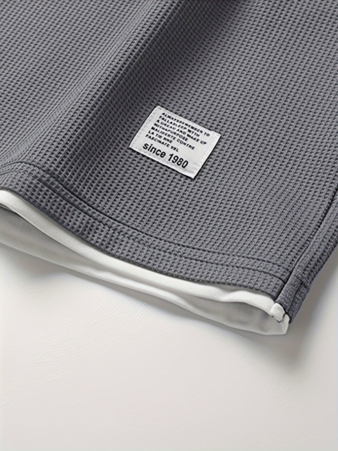 Men’s Waffle-Knit Lounge Set - T-Shirt & Shorts Fit