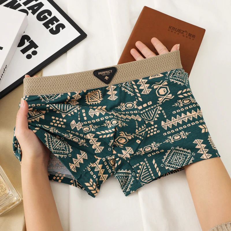 Aztec Men’s Boxer Briefs Pack - Cotton Stretch