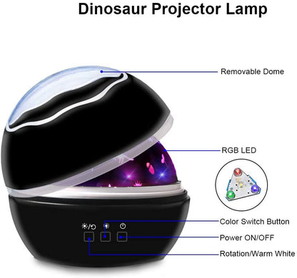 AussieMarty Dinosaur Projector Lamp