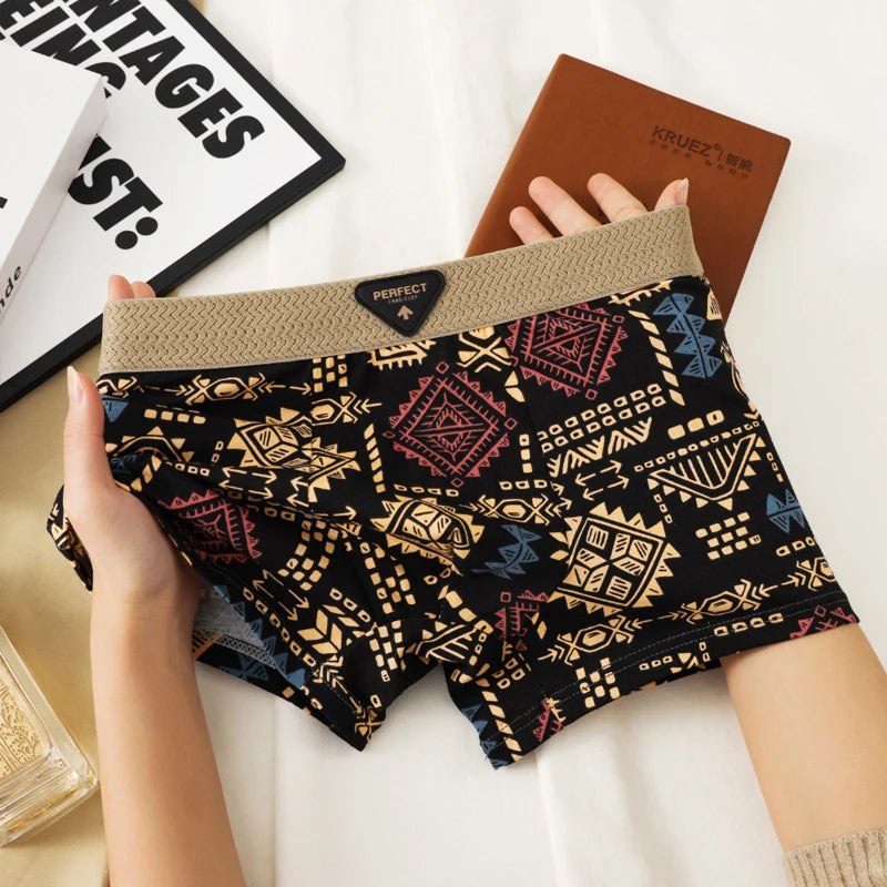 Aztec Men’s Boxer Briefs Pack - Cotton Stretch