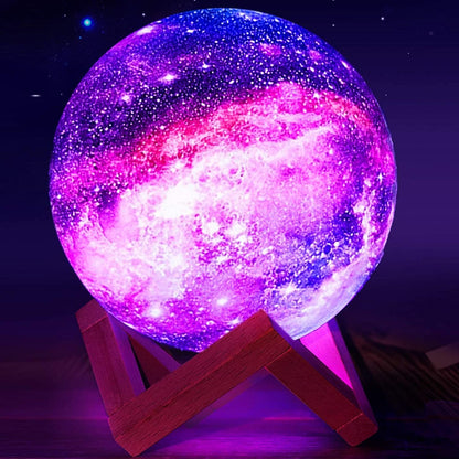 AussieMarty 3D Galaxy Moon Lamp