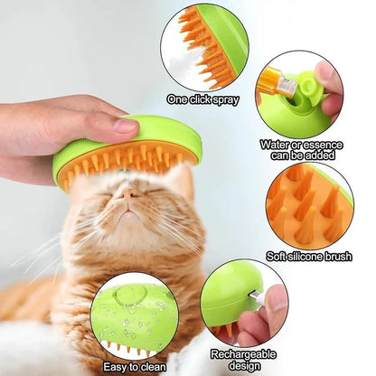 AussieMarty Cat Brush - 3-In-1