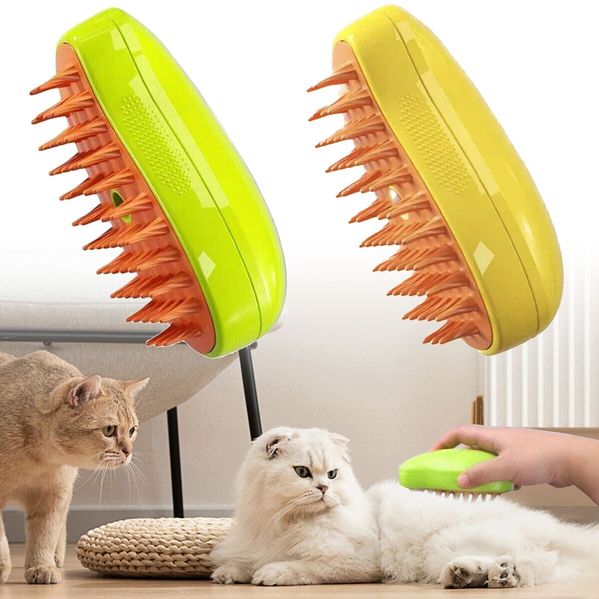 AussieMarty Cat Brush - 3-In-1