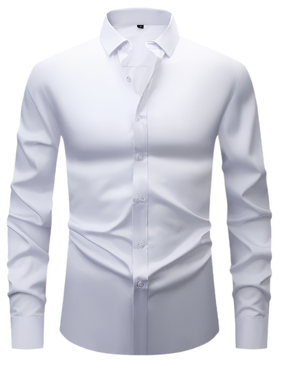 Elegant Wrinkle-Free Dress Shirt for Men