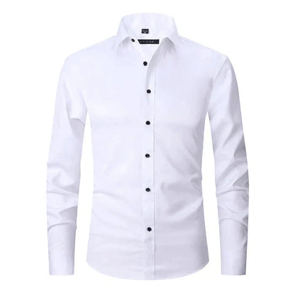 Elegant Wrinkle-Free Dress Shirt for Men