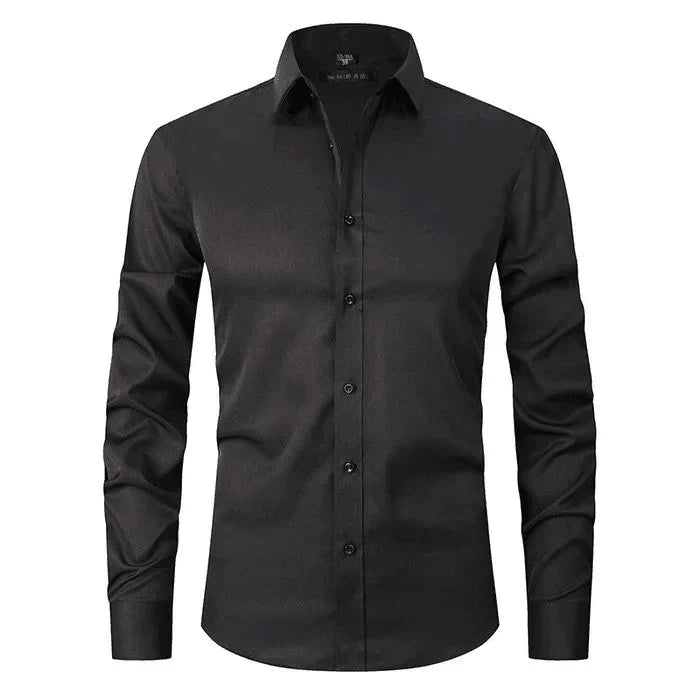 Elegant Wrinkle-Free Dress Shirt for Men