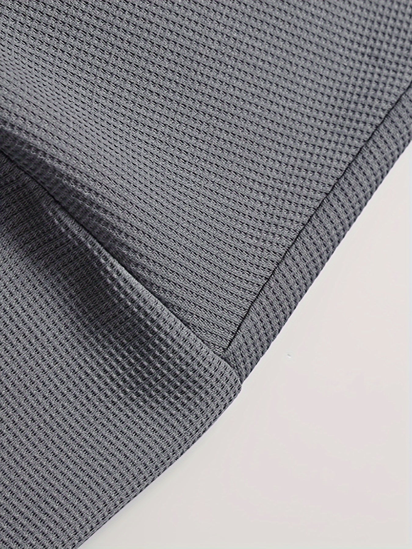 Men’s Waffle-Knit Lounge Set - T-Shirt & Shorts Fit