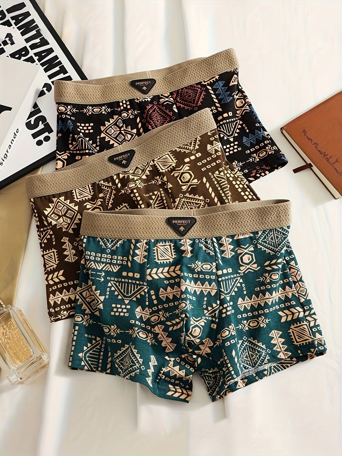 Aztec Men’s Boxer Briefs Pack - Cotton Stretch