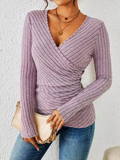 Aria Tummy-Tucking Long Sleeve Top