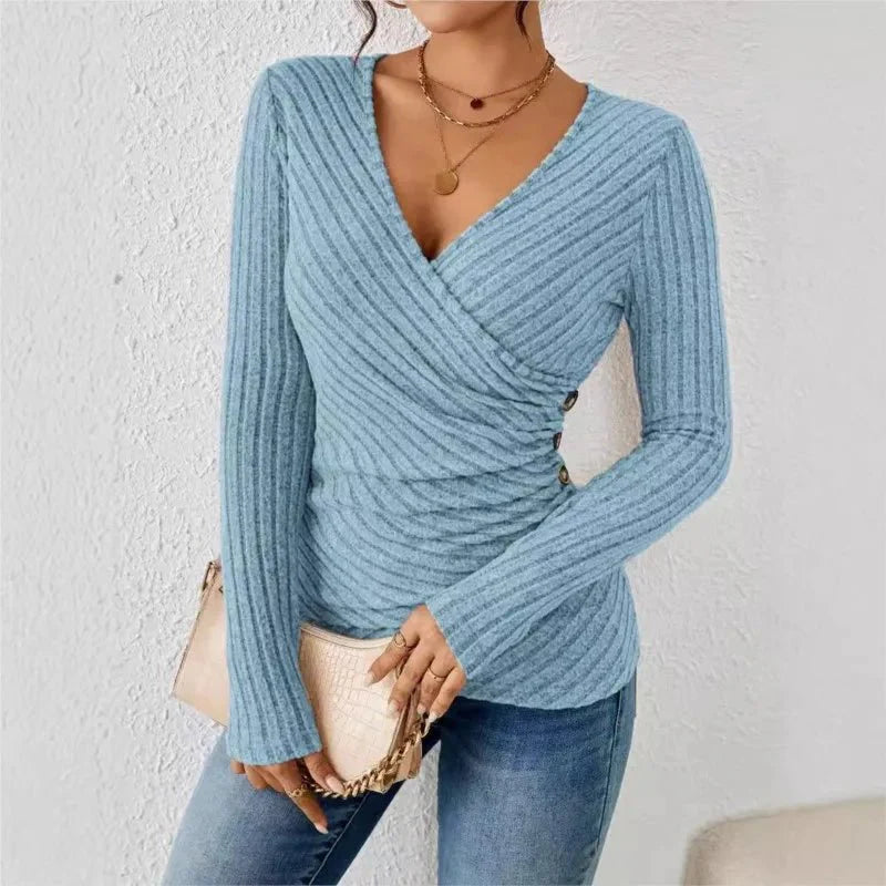 Aria Tummy-Tucking Long Sleeve Top