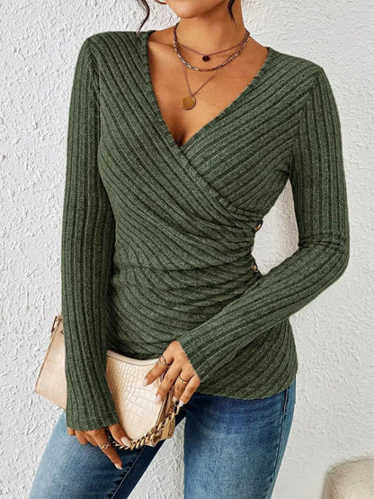 Aria Tummy-Tucking Long Sleeve Top