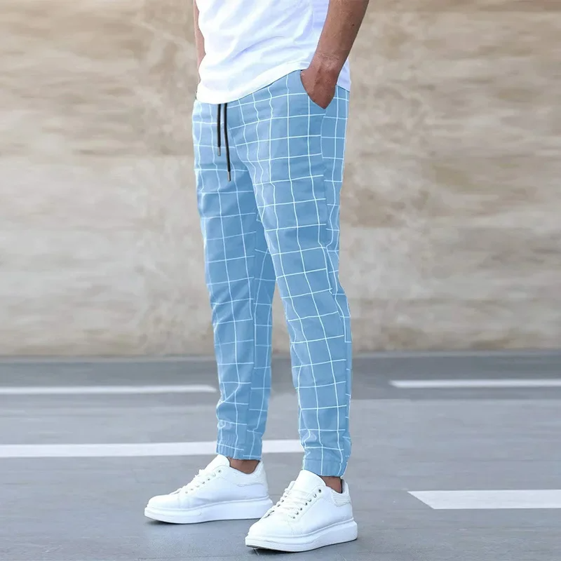 Crossmark Men’s Checkered Jogger Pants