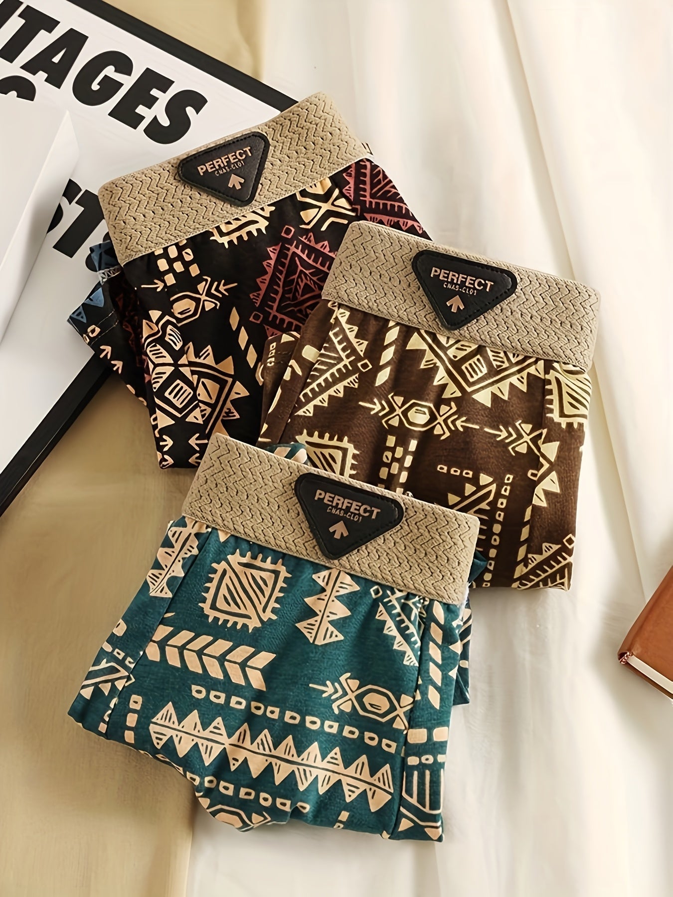 Aztec Men’s Boxer Briefs Pack - Cotton Stretch