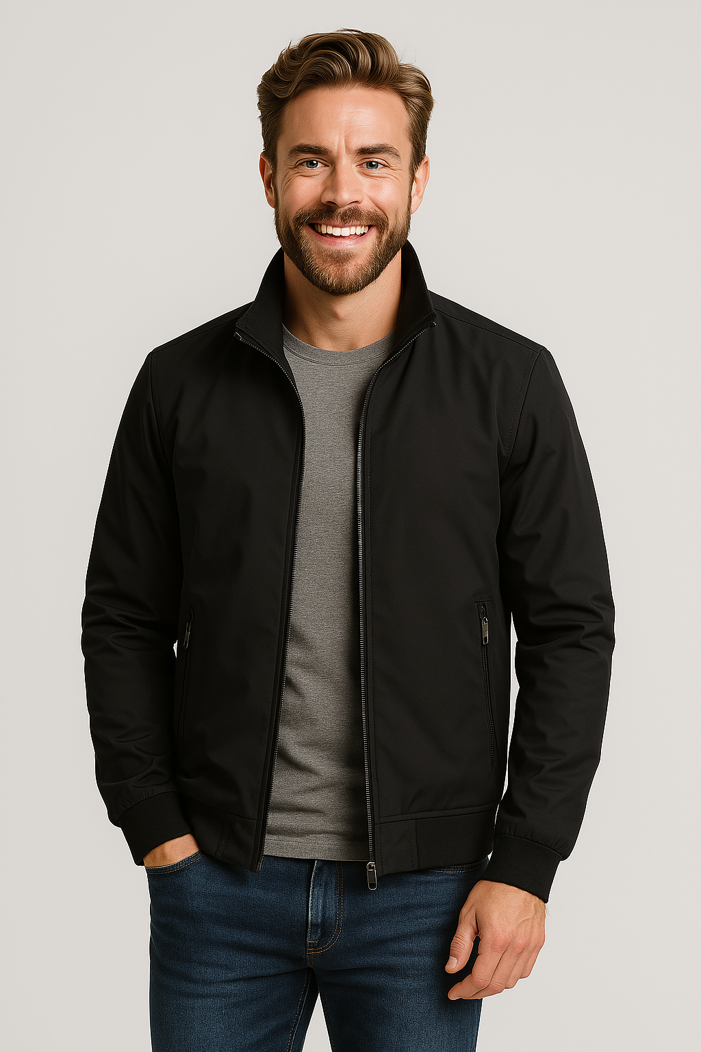Lightweight Windbreaker Jacket for Men