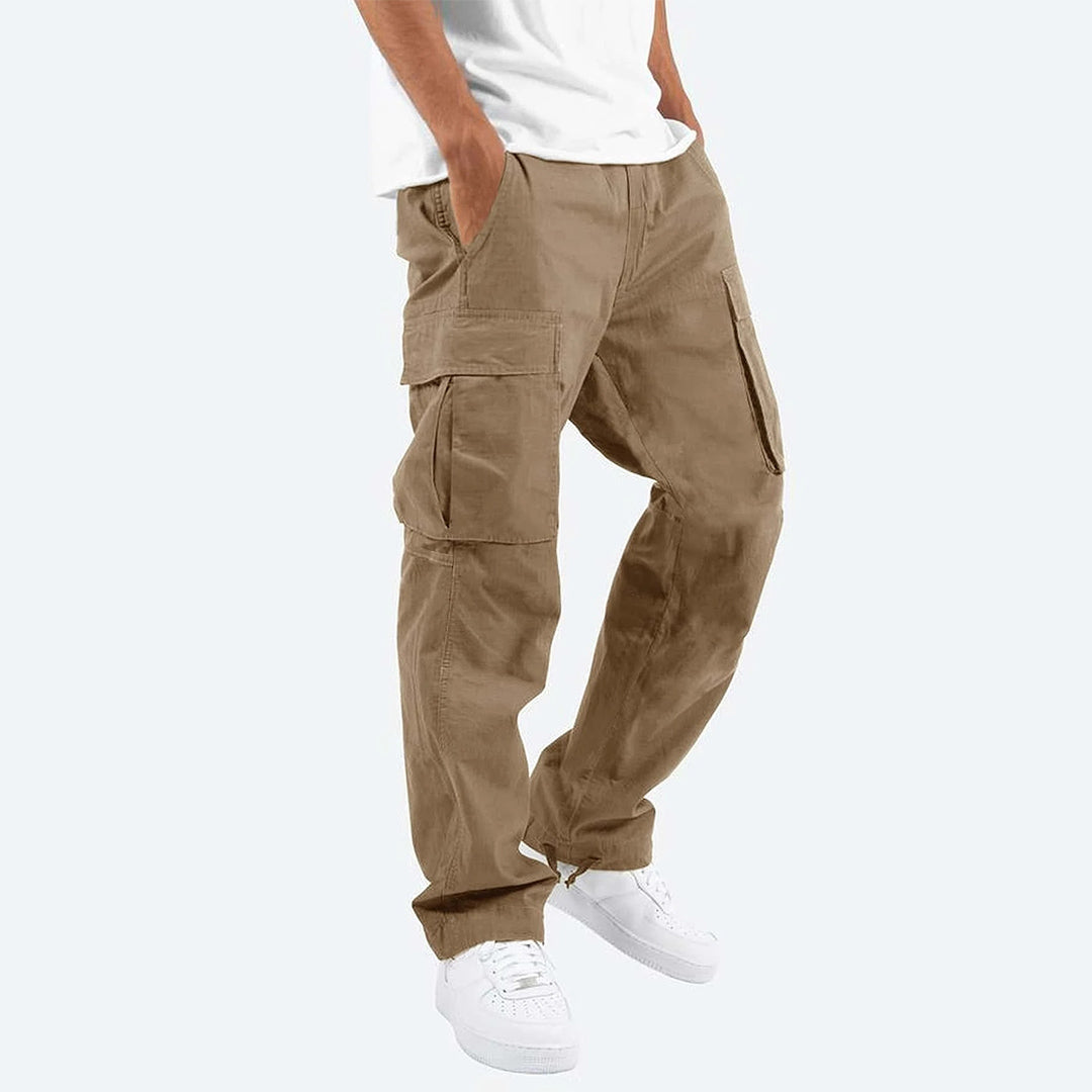 Comfort-Blend Multifunctional Cargo Pants for Men