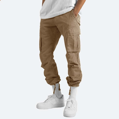 Comfort-Blend Multifunctional Cargo Pants for Men