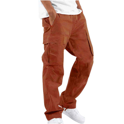 Comfort-Blend Multifunctional Cargo Pants for Men