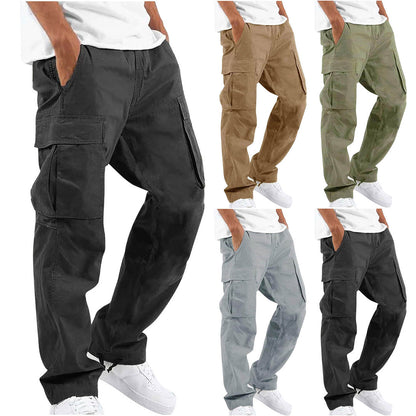 Comfort-Blend Multifunctional Cargo Pants for Men