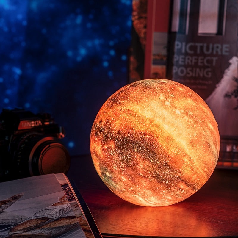 AussieMarty 3D Galaxy Moon Lamp